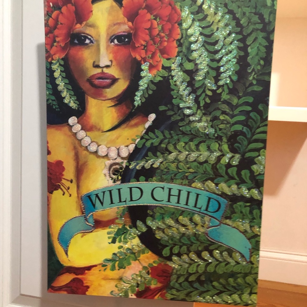 Art wild child floral